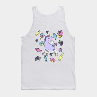 Blueberry Unicorn Tank Top